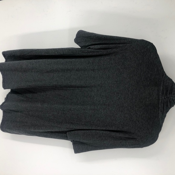 ✅Eileen‎ Fisher Short Sleeve Gray OPEN FRONT CARDIGAN. - Picture 5 of 5